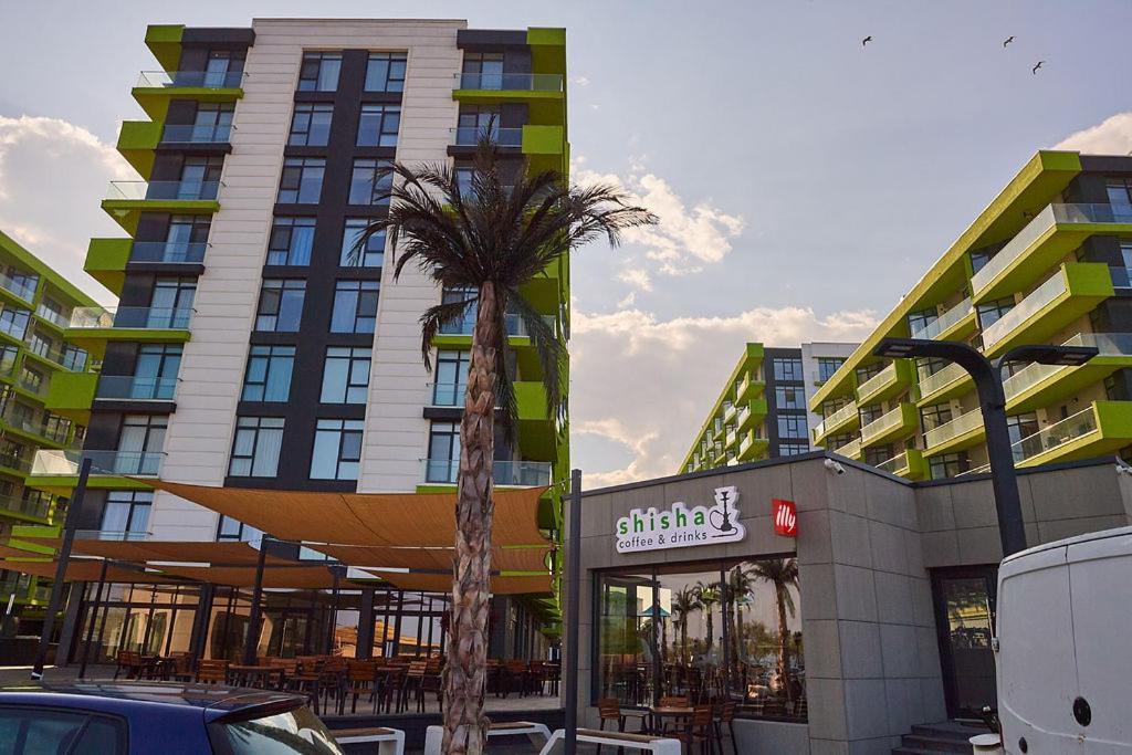 Sea Love Apt Spa N Pools Beach Resort Năvodari Eksteriør billede